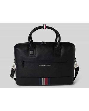 Tommy Hilfiger Handtasche Mit Label-Details Modell 'Transit' - Schwarz