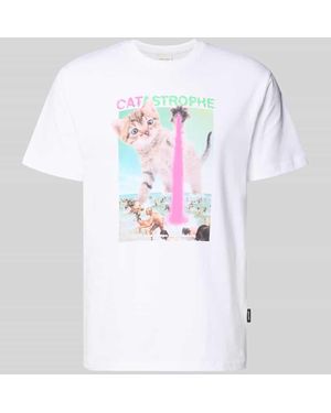 Dedicated T-Shirt mit Motiv-Print - Weiß