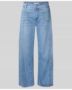 M·a·c Jeans in verkürzter Passform Modell 'Jamie' - Blau