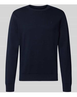 ARMEDANGELS Regular Fit Pullover aus reiner Baumwolle Modell 'LOUKAA' - Blau
