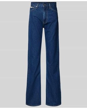 Calvin Klein Bootcut Jeans Im 5-Pocket-Design - Blau