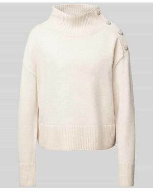 Ouí Strickpullover Mit Rollkragen - Natur