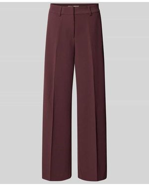 ONLY Regular Fit Weite Hose mit Bügelfalten Modell 'KALINA' - Lila