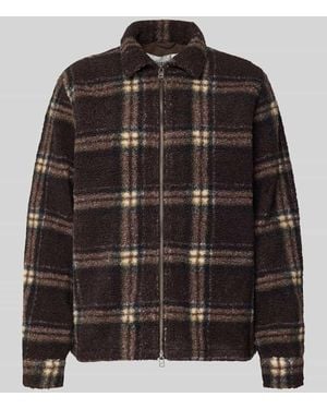 Forét Hemdjacke mit Reißverschluss - Schwarz