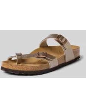 Birkenstock Sandalen Met Hak - Bruin