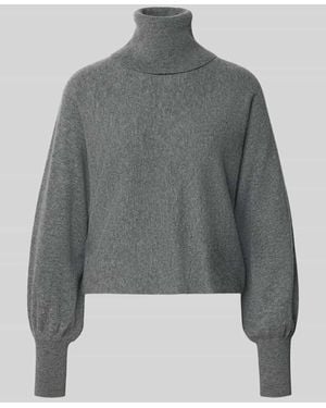 Herzen's Regular Fit Pullover aus Woll-Mix mit Kaschmir-Anteil - Grau