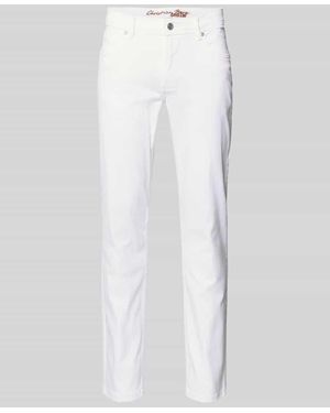 Christian Berg Men Jeans mit 5-Pocket-Design - Weiß