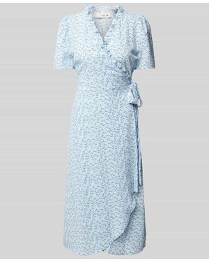 A-View Midikleid - Blau