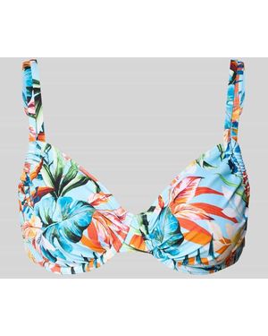 Venice Beach Bikini-Oberteil mit Bügeln Modell 'Caru' - Blau