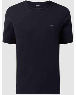 Fynch-Hatton T-Shirt Mit Logo-Print - Blau