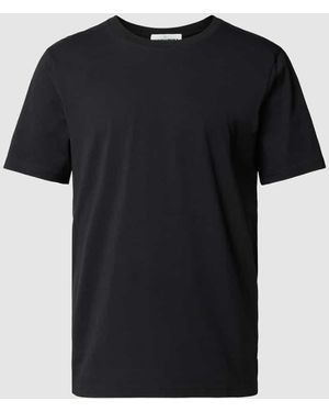 ARMEDANGELS T-Shirt im unifarbenen Design Modell 'JAAMES' - Schwarz