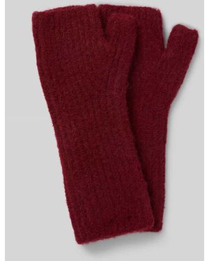 Jake*s Fingerlose Handschuhe mit Woll-Anteil - Rot
