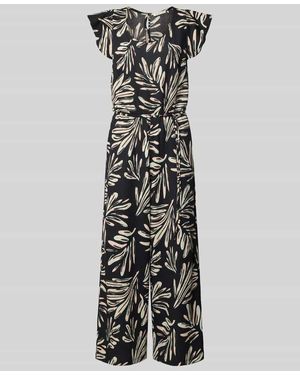 Tom Tailor Relaxed Fit Jumpsuit mit Strukturmuster - Weiß
