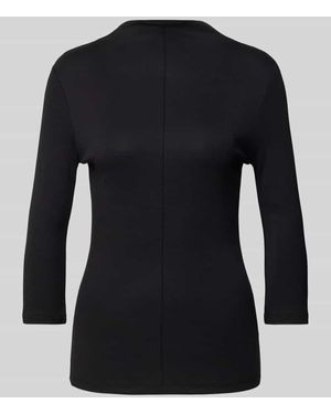 someday. Longsleeve Mit Stehkragen Modell 'Keeli' - Schwarz
