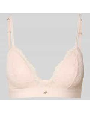 BOSS Bralette Van Kant Model 'Triangle_Blossom' - Naturel