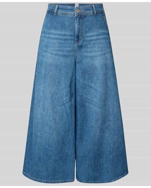 Brax Wide Leg Jeans mit Eingrifftaschen Modell 'STYLE.MELLI' - Blau