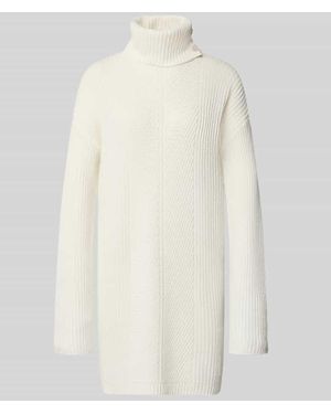 Liu Jo Strickkleid mit Rollkragen - Weiß
