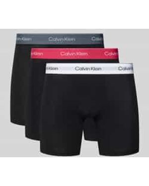Calvin Klein Boxershort Met Band Met Label - Zwart