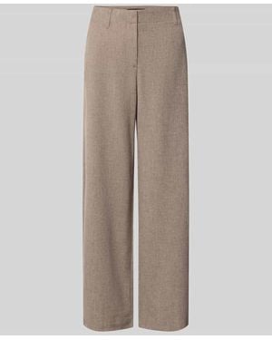 Vero Moda High Waist Hose mit Eingrifftaschen - Natur