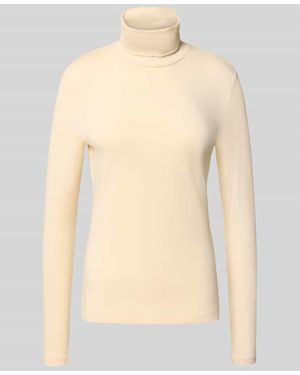 Samsøe & Samsøe Longsleeve mit Rollkragen Modell 'ESTER' - Natur