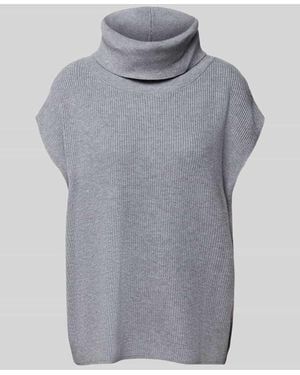 Christian Berg Women Relaxed Fit Pullunder aus Viskose-Mix mit Rollkragen - Grau