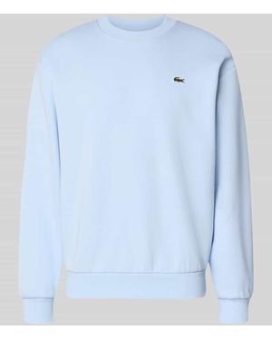 Lacoste Regular Fit Sweatshirt aus Baumwoll-Mix - Blau