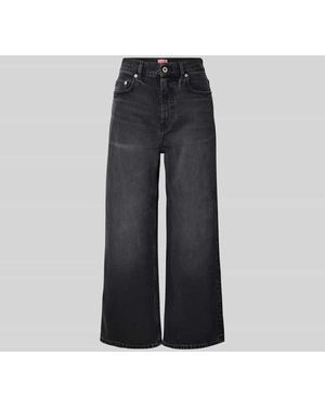 KENZO Wide Fit Jeans in 7/8-Länge - Blau