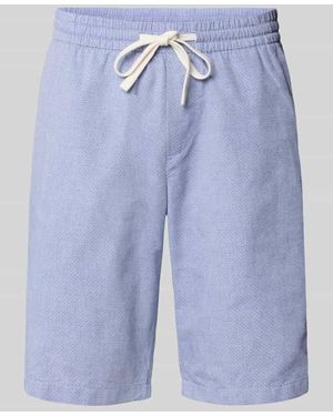 Tom Tailor Regular Fit Shorts aus reiner Baumwolle - Blau