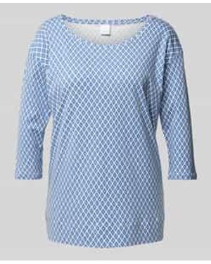 CCDK Copenhagen Pyjamatop Met 3/4-mouwen - Blauw