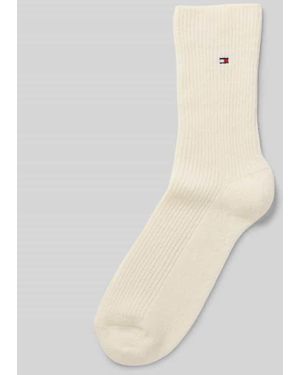 Tommy Hilfiger Socken mit Woll-Kaschmir-Anteil - Weiß