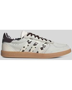 adidas Sneaker aus echtem Leder Modell 'BREAKNET SLEEK' - Natur