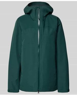 Peak Performance Regular Fit Jacke mit Logo-Print Modell 'Treeline' - Grün