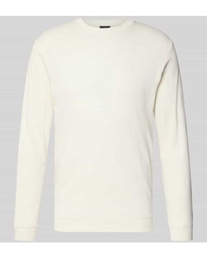 RAGMAN Regular Fit Longsleeve aus reiner Baumwolle Modell 'Pima' - Natur