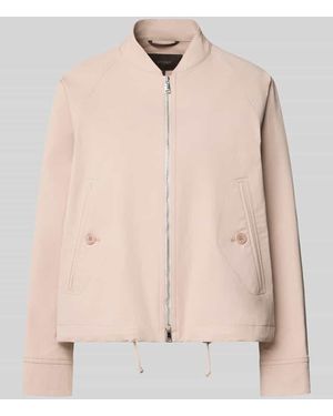 Windsor. Regular Fit Jacke aus Baumwoll-Mix mit Stehkragen - Natur