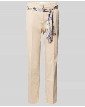 Brax Slim Fit Hose Mit Verkürztem Schnitt Modell 'Style. Mel' - Natur