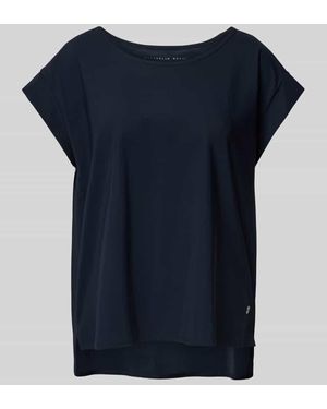 RAFFAELLO ROSSI T-Shirt Mit Rundhalsausschnitt Modell 'Grit' - Blau