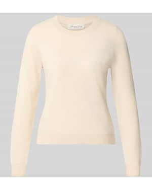 Christian Berg Women Slim Fit Strickpullover aus reinem Kaschmir - Natur