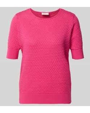 Freequent Gebreide Pullover Met 1/2-Mouwen Model 'Dodo' - Roze