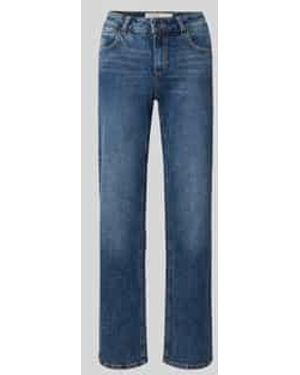 Tom Tailor Straight Fit Jeans Van Katoen - Blauw
