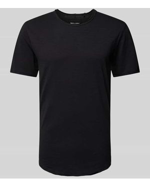 Only & Sons T-Shirt mit Rundhalsausschnitt Modell 'BENNE' - Schwarz