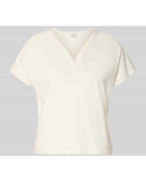 Brax Regular-Fit T-Shirt aus Baumwoll-Mix mit Viskose-Anteil - Natur