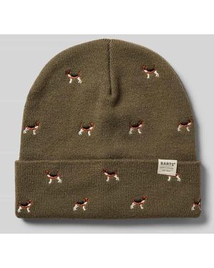 Barts Beanie Mit Label-Detail Modell 'Vinson' - Grün