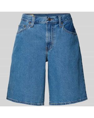 Levi's Baggy Fit Jeansshorts im 5-Pocket-Design Modell 'FOOLISH' - Blau