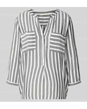 Tom Tailor Blouses Lange Mouw - Grijs