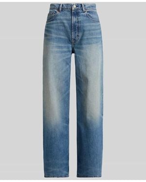 Polo Ralph Lauren Relaxed Fit Jeans aus reiner Baumwolle im 5-Pocket-Design - Blau