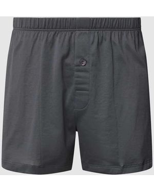 Hanro Boxershorts Mit Elastischem Bund - Grau