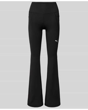 PUMA Bootcut Leggings Mit Logo-Print - Schwarz