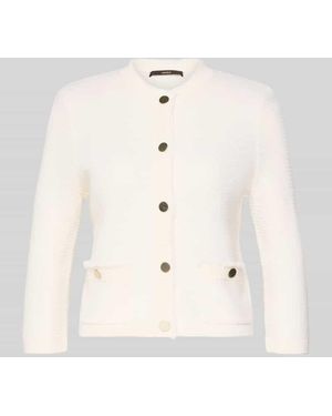Windsor. Strickjacke mit Knopfleiste - Natur