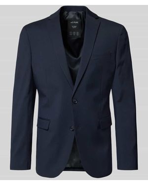 S.oliver Slim Fit Anzugsakko mit Viskose-Anteil - Blau