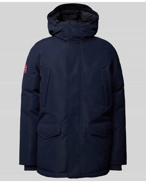 Napapijri Funktionsjacke Mit Label-Patch Modell 'Cornier' - Blau